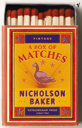 Book cover of A Box of Matches by Nicholson Baker