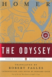 Book cover of The Odyssey by Homer