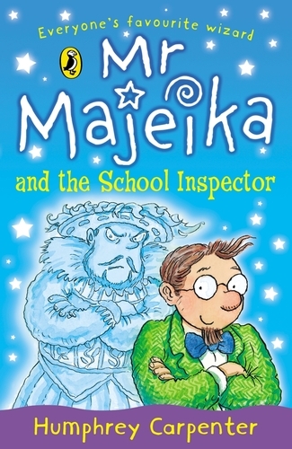 Book cover of Mr Majeika and the School Inspector by Humphrey Carpenter