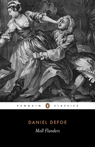Book cover of The Fortunes and Misfortunes of the Famous Moll Flanders by Daniel Defoe