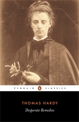 Book cover of Desperate Remedies by Thomas Hardy