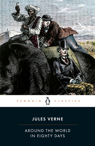 Book cover of Around the World in Eighty Days by Jules Verne