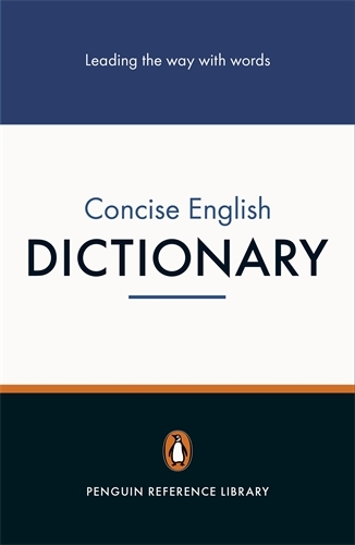 Book cover of Penguin Concise English Dictionary