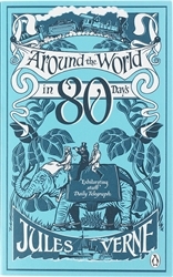 Book cover of Around the World in Eighty Days by Jules Verne