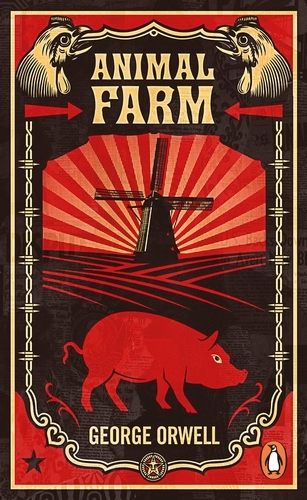 Book cover of Animal Farm by George Orwell