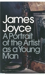 Book cover of A Portrait of the Artist as a Young Man by James Joyce