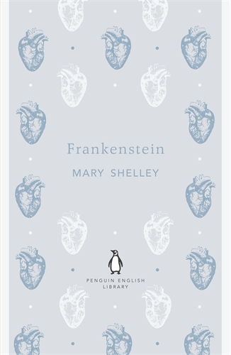 Book cover of Frankenstein by Mary Shelley