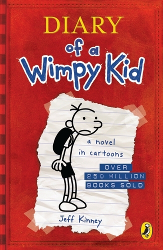 Book cover of Diary of a Wimpy Kid (Book 1) by Jeff Kinney