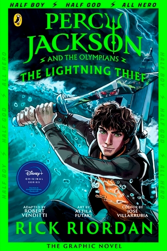 Book cover of #1 - Percy Jackson and the Lightning Thief - The Graphic Novel (Book 1 of Percy Jackson) by Rick Riordan