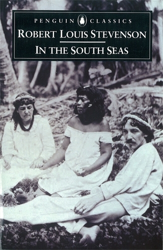 Book cover of In The South Seas by Robert Louis Stevenson
