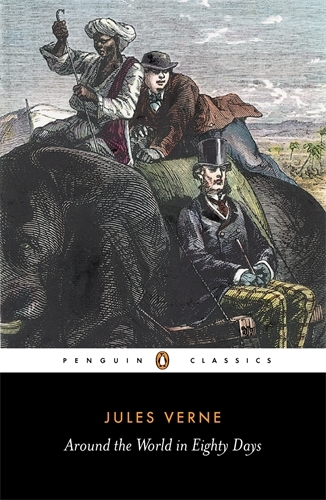 Book cover of Around the World in Eighty Days by Jules Verne