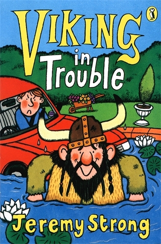 Book cover of Viking in Trouble by Jeremy Strong
