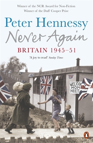 Book cover of Never Again by Peter Hennessy