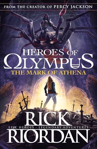 Book cover of The Mark of Athena (Heroes of Olympus Book 3) by Rick Riordan