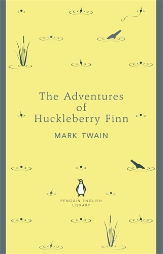 Book cover of The Adventures of Huckleberry Finn by Mark Twain