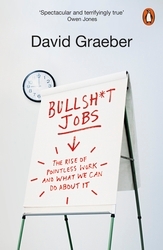 Book cover of Bullshit Jobs by David Graeber