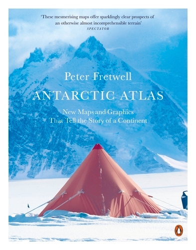 Book cover of Antarctic Atlas by Peter Fretwell