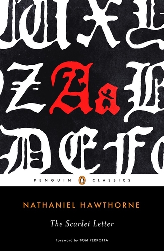 Book cover of The Scarlet Letter by Nathaniel Hawthorne