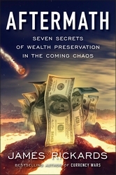 Book cover of Aftermath by James Rickards