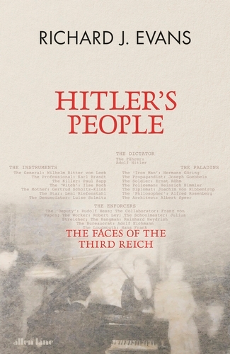 Book cover of Hitler's People by Richard J. Evans
