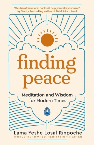 Book cover of Finding Peace by Lama Yeshe Losal Rinpoche