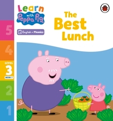 Book cover of Learn with Peppa Phonics Level 3 Book 7 – The Best Lunch (Phonics Reader) by Peppa Pig