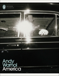 Book cover of America by Andy Warhol