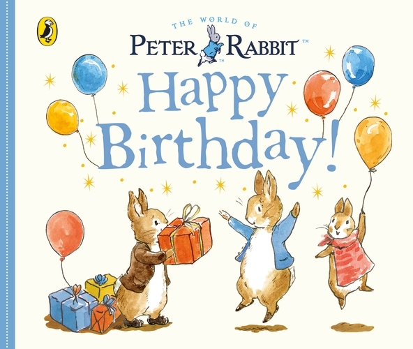 Book cover of Peter Rabbit Tales – Happy Birthday by Beatrix Potter