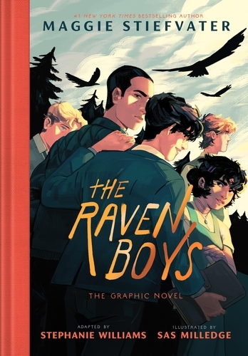 Book cover of The Raven Boys by Maggie Stiefvater, Stephanie Williams