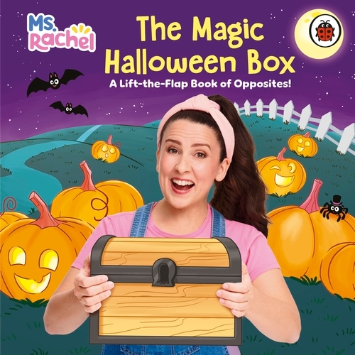 Book cover of Ms Rachel: The Magic Halloween Box by Ms Rachel, Loryn Brantz, Mr Aron
