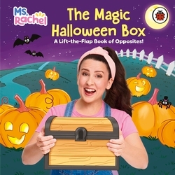 Book cover of Ms Rachel: The Magic Halloween Box by Ms Rachel, Loryn Brantz, Mr Aron