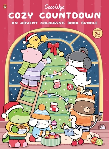 Book cover of Coco Wyo: Cozy Countdown - An Advent Colouring Book Bundle by Coco Wyo