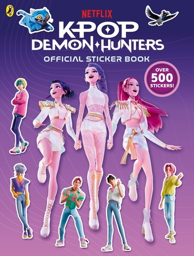 Book cover of KPop Demon Hunters: Official Sticker Book by KPop Demon Hunters