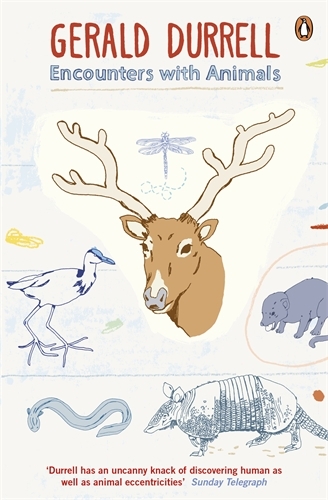 Book cover of Encounters with Animals by Gerald Durrell