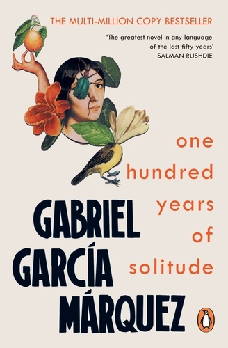 Book cover of One Hundred Years of Solitude by Gabriel Garcia Marquez