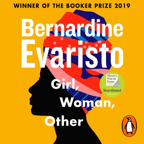 Book cover of Girl, Woman, Other by Bernardine Evaristo