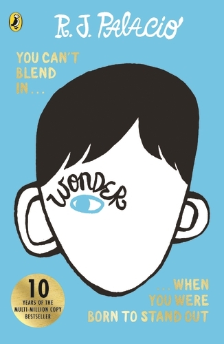 Book cover of Wonder by R J Palacio