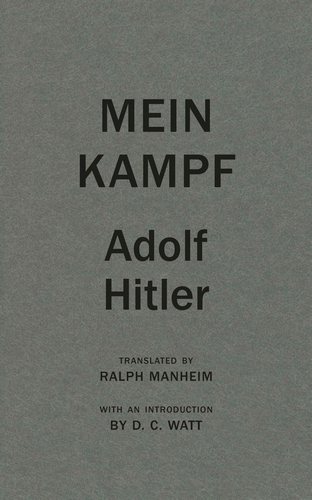 Book cover of Mein Kampf by Adolf Hitler