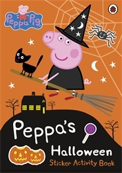 Book cover of Peppa Pig: Peppa's Halloween Sticker Activity Book by Peppa Pig