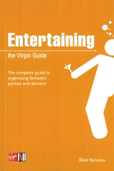 Book cover of Entertaining: The Virgin Guide by Eleni Kyriacou