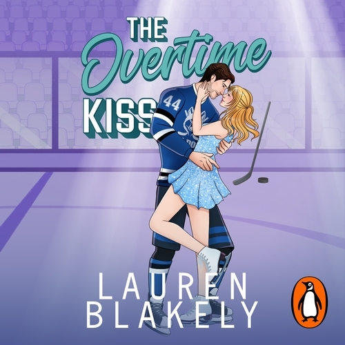 Book cover of The Overtime Kiss by Lauren Blakely