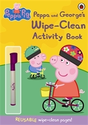 Book cover of Peppa Pig: Peppa and George's Wipe-Clean Activity Book by Peppa Pig