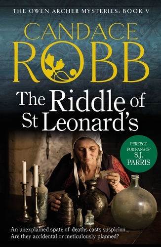 Book cover of The Riddle Of St Leonard's by Candace Robb