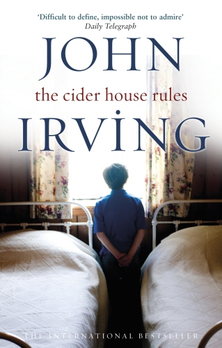 Book cover of The Cider House Rules by John Irving