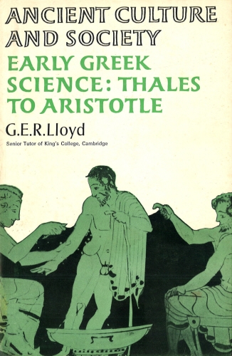 Book cover of Early Greek Science by G E R Lloyd