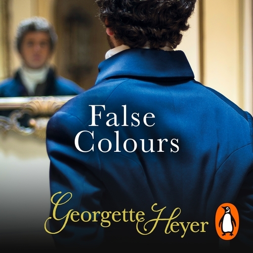 Book cover of False Colours by Georgette Heyer