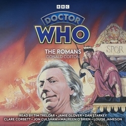 Book cover of Doctor Who: The Romans by Donald Cotton