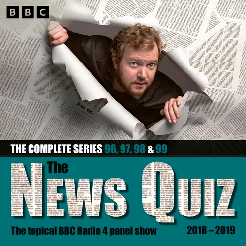 Book cover of The News Quiz: 2018 – 2019 by BBC Radio Comedy