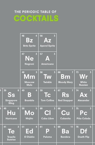 Book cover of The Periodic Table of COCKTAILS by Emma Stokes