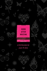 Book cover of Burn After Writing by Sharon Jones